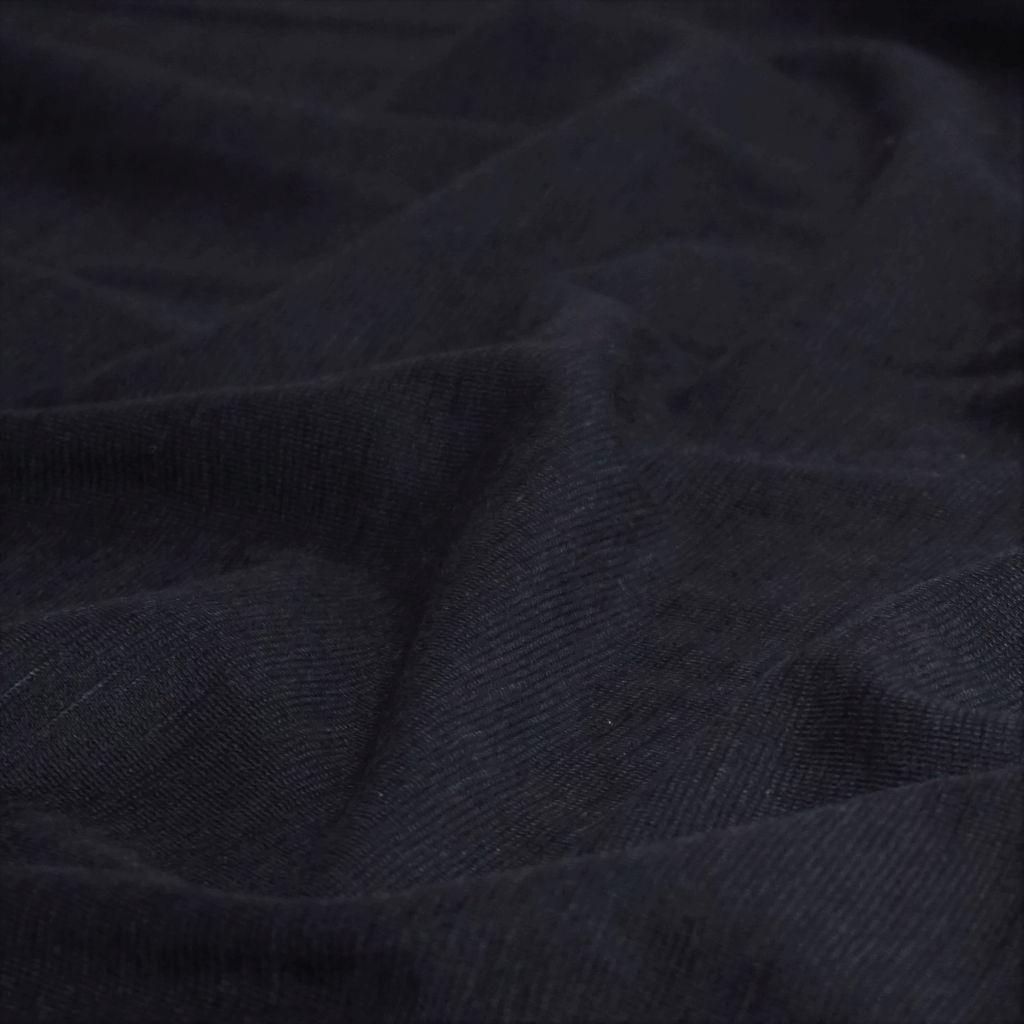 Slub-Jersey Baumwolle Modal schwarz