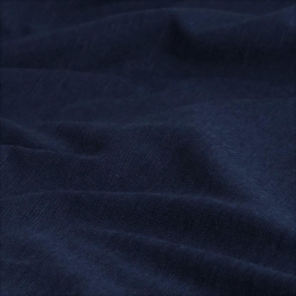 Slub-Jersey Baumwolle Modal dunkelblau