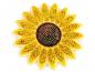 Preview: Bügelbild Applikation Sonnenblume XL