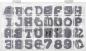 Preview: Applikation Buchstabe Reflex