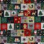 Preview: Baumwollstoff Patchwork Weihnachtsmotive Adventskalender