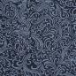 Preview: Baumwollstoff Motivdruck Ranken Ornament allover schwarz