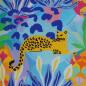 Preview: Baumwollstoff Motivdruck Jungle Jaguar bunt - Karina+Kind