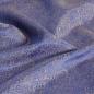 Preview: Futterstoff Paisley Viskosemix blaulila gold