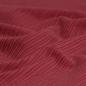 Preview: Breitcord high-low Baumwolle dunkelrot