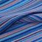 Preview: Dekostoff Jacquard Webstreifen Webmuster Blautöne