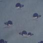 Preview: Dekostoff Panama Wale blau