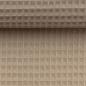 Preview: Waffelpique Pikee Baumwolle hellbeige