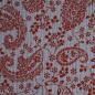 Preview: Musselin Double Gauze Paisley rostrot