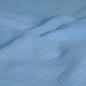 Preview: Musselin Double Gauze uni warmes hellblau
