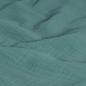 Preview: Musselin Double Gauze uni salbeigrün
