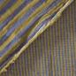 Preview: Musselin Double Gauze Doubleface Längsstreifen olivgrün blau