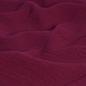 Preview: Musselin Double Gauze uni weinrot