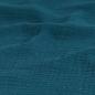 Preview: Musselin Double Gauze uni petrol