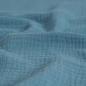 Preview: Musselin Double Gauze uni jeansblau