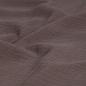 Preview: Musselin Double Gauze uni braun taupe