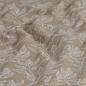 Preview: Musselin Double Gauze Zweige mit Blättern beige weiß