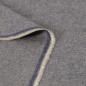 Preview: Flanell Baumwolle uni melange beige dunkelblau