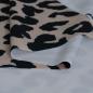 Preview: Sport Yoga Jersey Kunstfaser Leo beige schwarz
