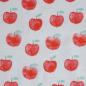 Preview: Baumwolljersey rote Äpfelchen