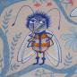Preview: Baumwolljersey Krabbler von Susalabim blau pastell – Bio