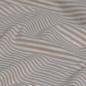 Preview: Baumwolljersey Streifen 3mm beige weiß gestreift
