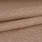 Preview: Ringelbündchen 1mm karamelbraun weiß