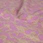 Preview: Feinstrick Strickstoff Jacquard Leo rosa beige