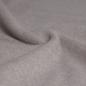 Preview: Baumwollfleece hellbraun melange - Bio