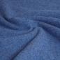 Preview: Baumwollfleece blau melange – Bio