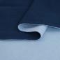 Preview: Polar Fleece Doubleface antipilling zweifarbig blau eisblau