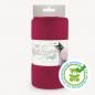 Preview: Plüschstoff Shorty uni 75x100cm dunkelrot bordeaux – Kullalo