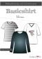 Preview: Papierschnittmuster Männer Basicshirt Gr. 2XS-4XL
