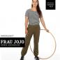 Preview: Papierschnittmuster gerade Jogginghose Frau Jojo XS-XXL