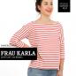 Preview: Papierschnittmuster Sommershirt Frau Karla XS-XXL
