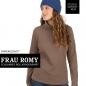 Preview: Papierschnittmuster Rollkragenshirt Frau Romy XS-XXL