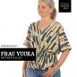 Preview: Papierschnittmuster Bluse mit Gürtelband Frau Yuuka XS-XXL