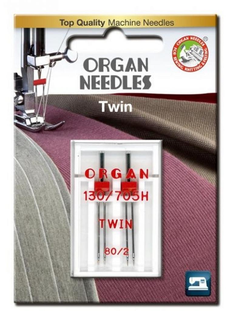 Nähmaschinennadeln Twin 80/2 2Stk.