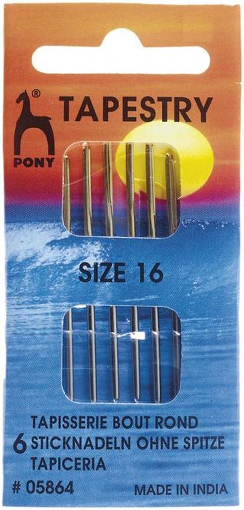 Sticknadeln ohne Spitze No.16 6Stk.