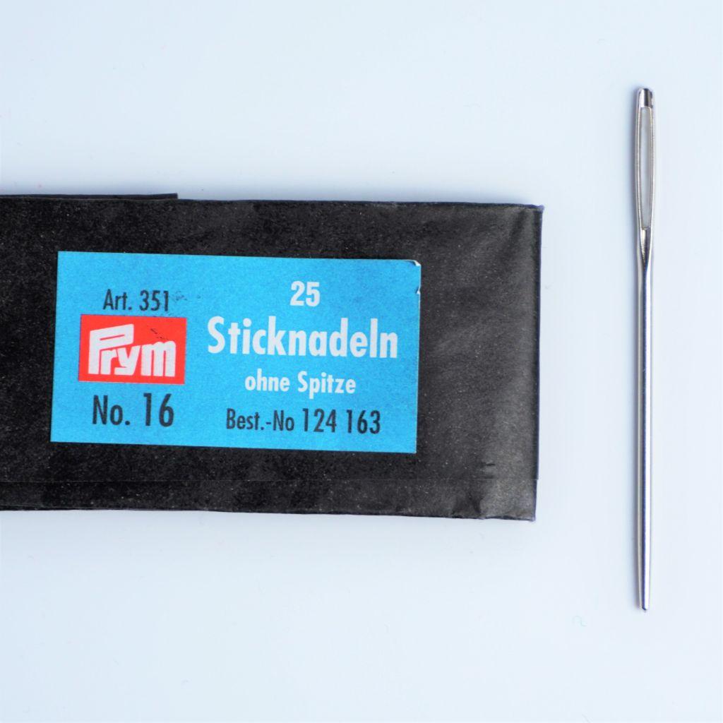 Sticknadeln ohne Spitze No.16 25Stk.