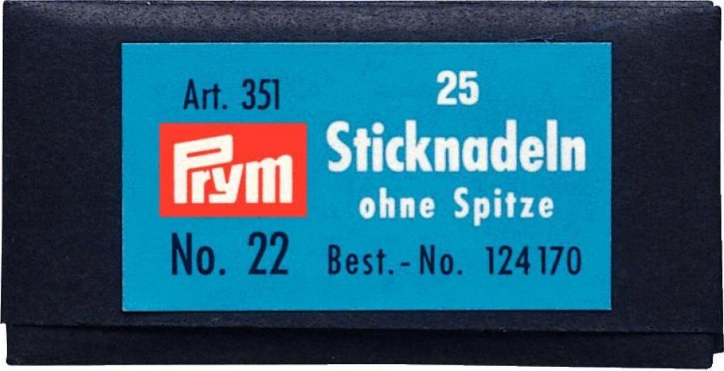 Sticknadeln ohne Spitze No.22 25Stk.