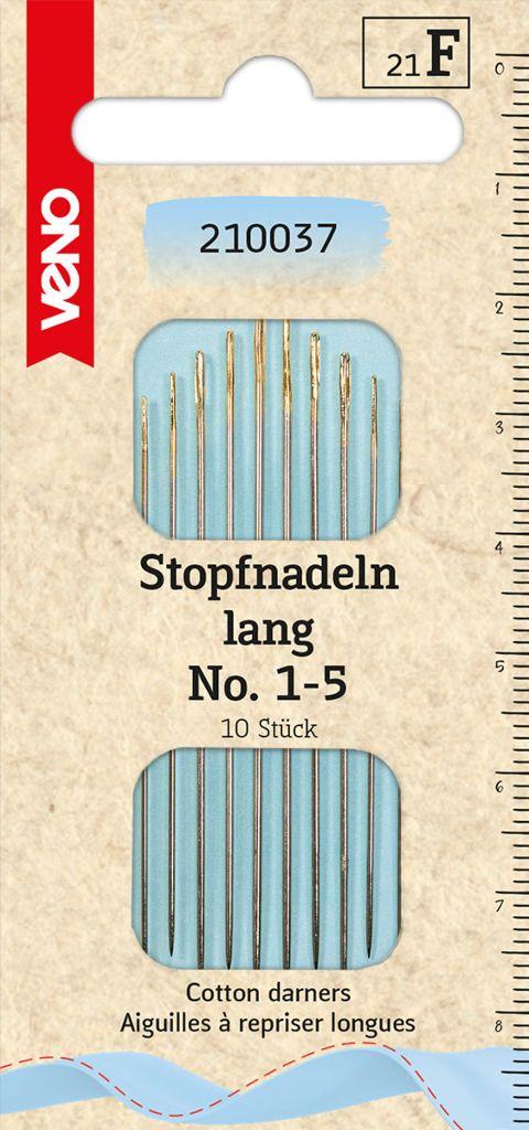 Stopfnadeln No.1-5 10Stk.