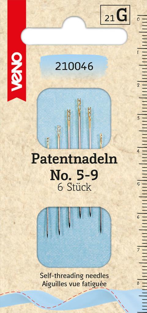 Patentnadeln No.4-8 6Stk.