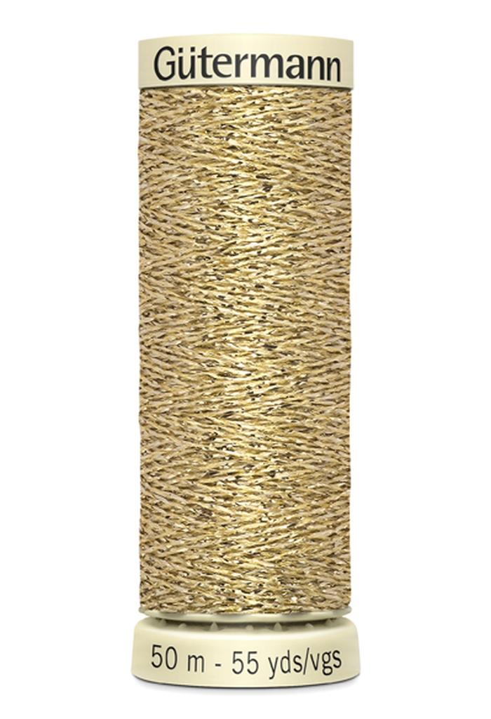 Metalleffekt-Faden W331 50m gold