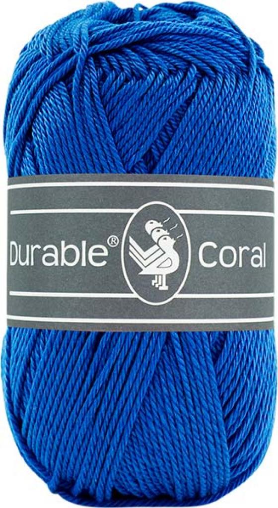 Baumwollgarn Durable Coral 50g kobaltblau
