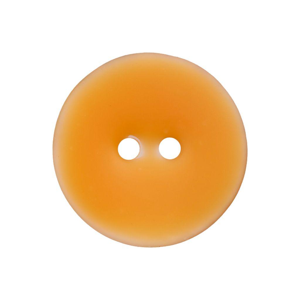 Perlmuttknopf matt 20mm milchig orange