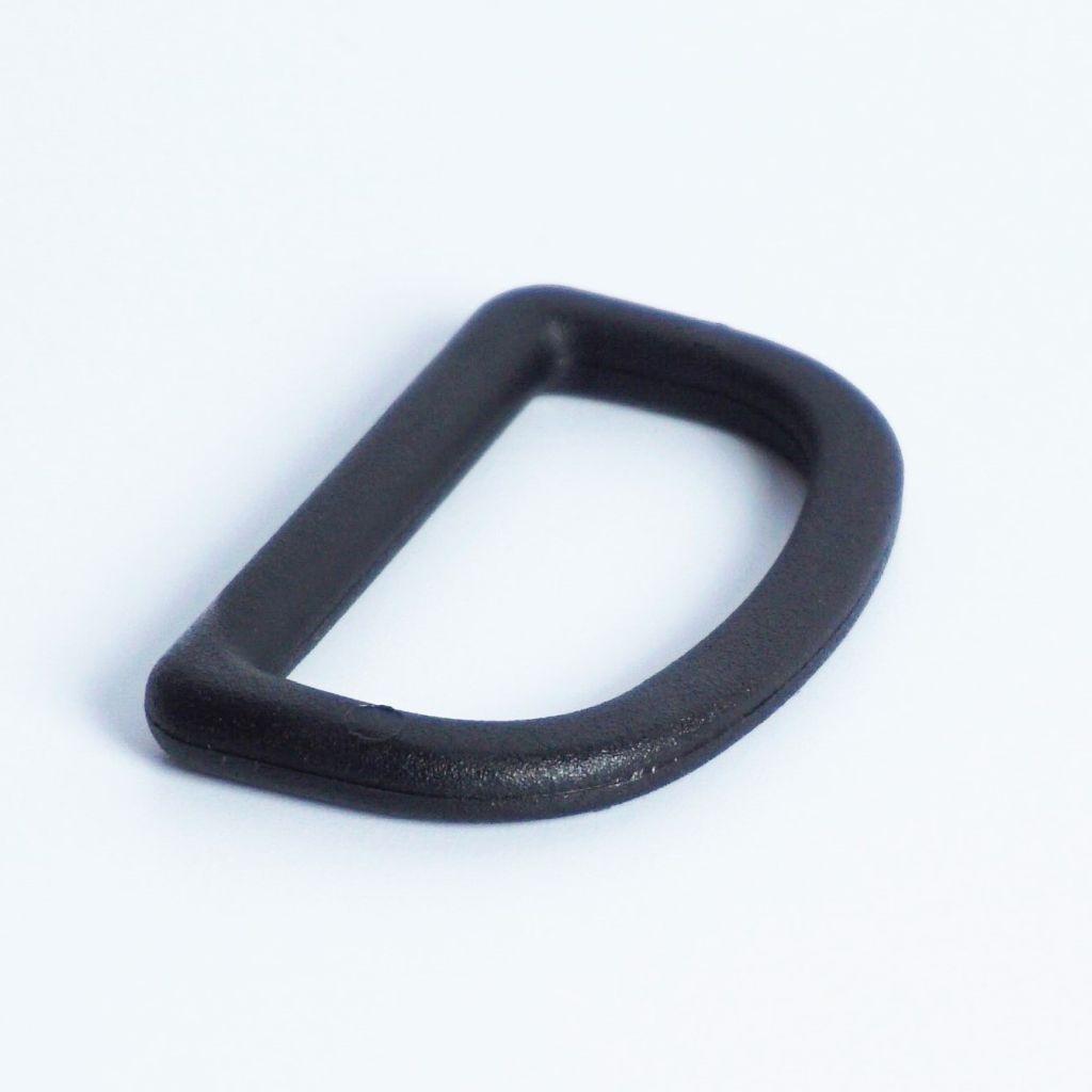 D-Ring Nylon schwarz 40mm
