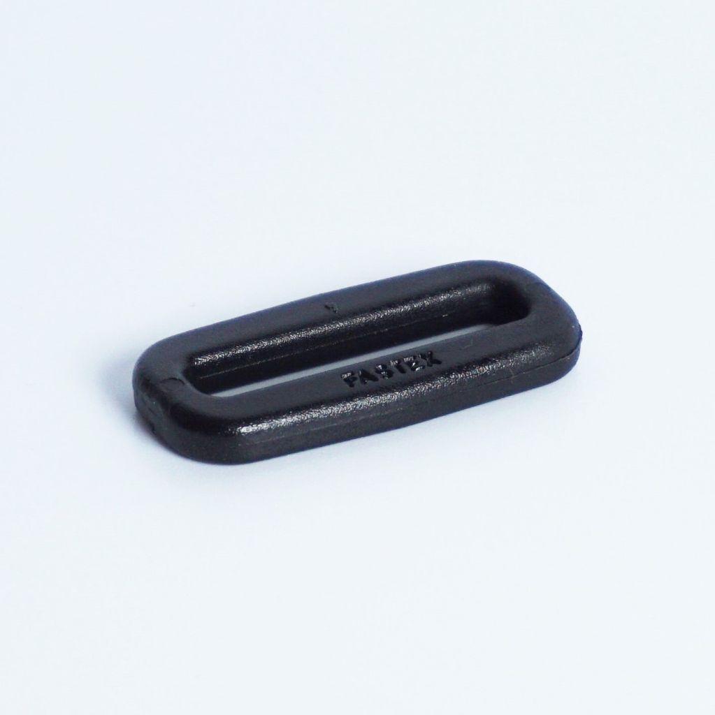 Ovalring Nylon schwarz 30mm