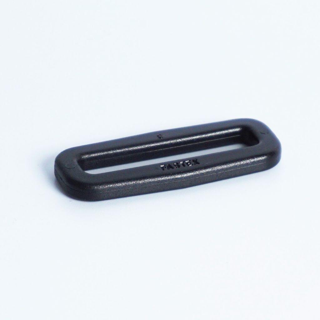 Ovalring Nylon schwarz 40mm