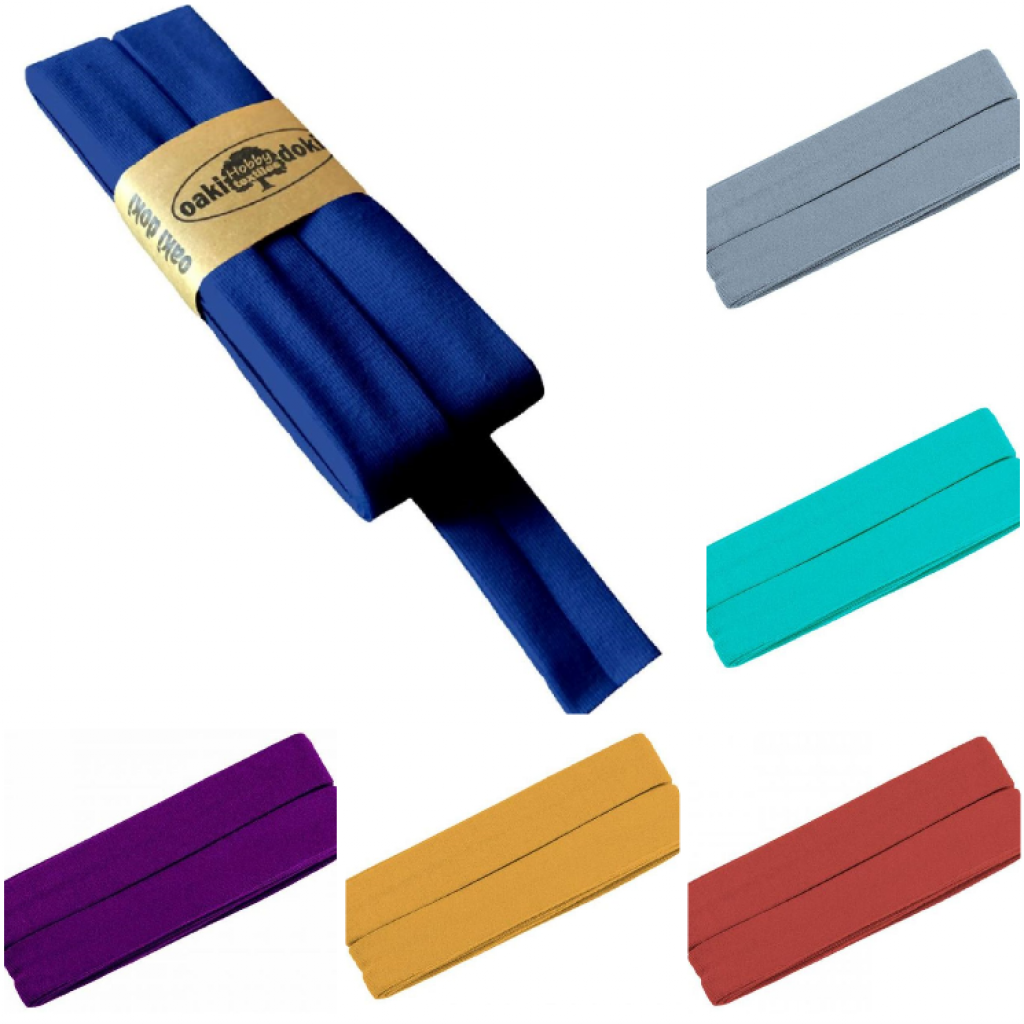 Jersey-Einfassband 20mm 3m einfarbig